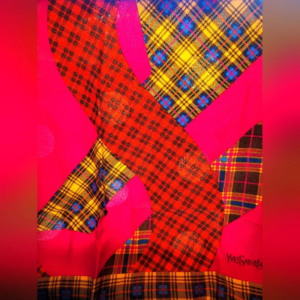 Yves Saint Laurent Vintage Scarf YSL